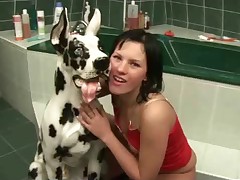 Cachorro Comendo o Cu da Novinha Espetacular